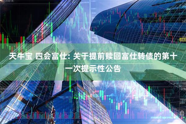 天牛宝 四会富仕: 关于提前赎回富仕转债的第十一次提示性公告