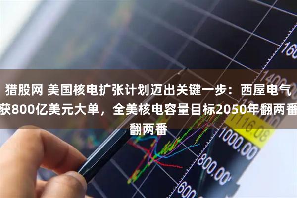 猎股网 美国核电扩张计划迈出关键一步：西屋电气获800亿美元大单，全美核电容量目标2050年翻两番