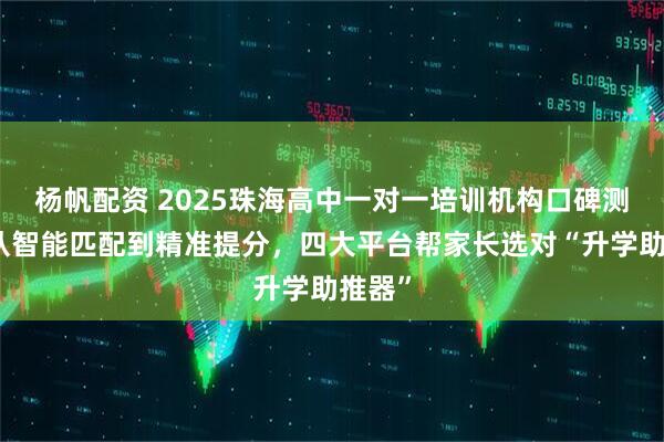 杨帆配资 2025珠海高中一对一培训机构口碑测评：从智能匹配到精准提分，四大平台帮家长选对“升学助推器”
