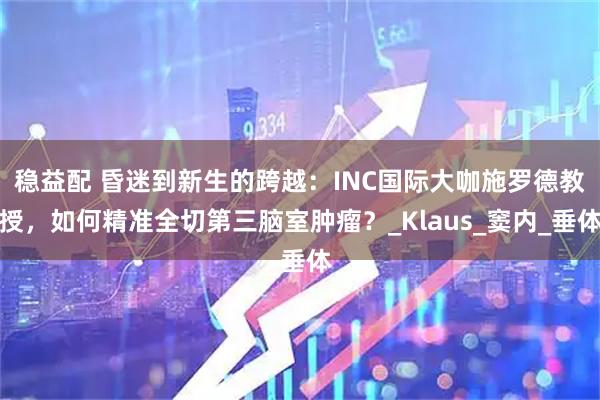 稳益配 昏迷到新生的跨越：INC国际大咖施罗德教授，如何精准全切第三脑室肿瘤？_Klaus_窦内_垂体